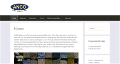 Desktop Screenshot of ancosteel.com